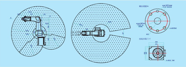 六軸機械手CAD圖